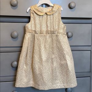 Gold Gymboree toddler dress